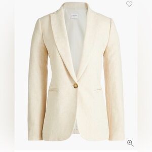 Crosshatch Linen-Cotton Hollander Blazer by Jcrew Factory
